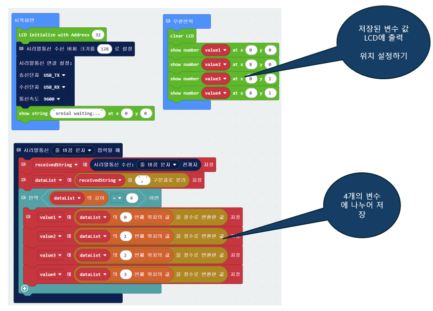 마이크로비트 시리얼 MakeCode